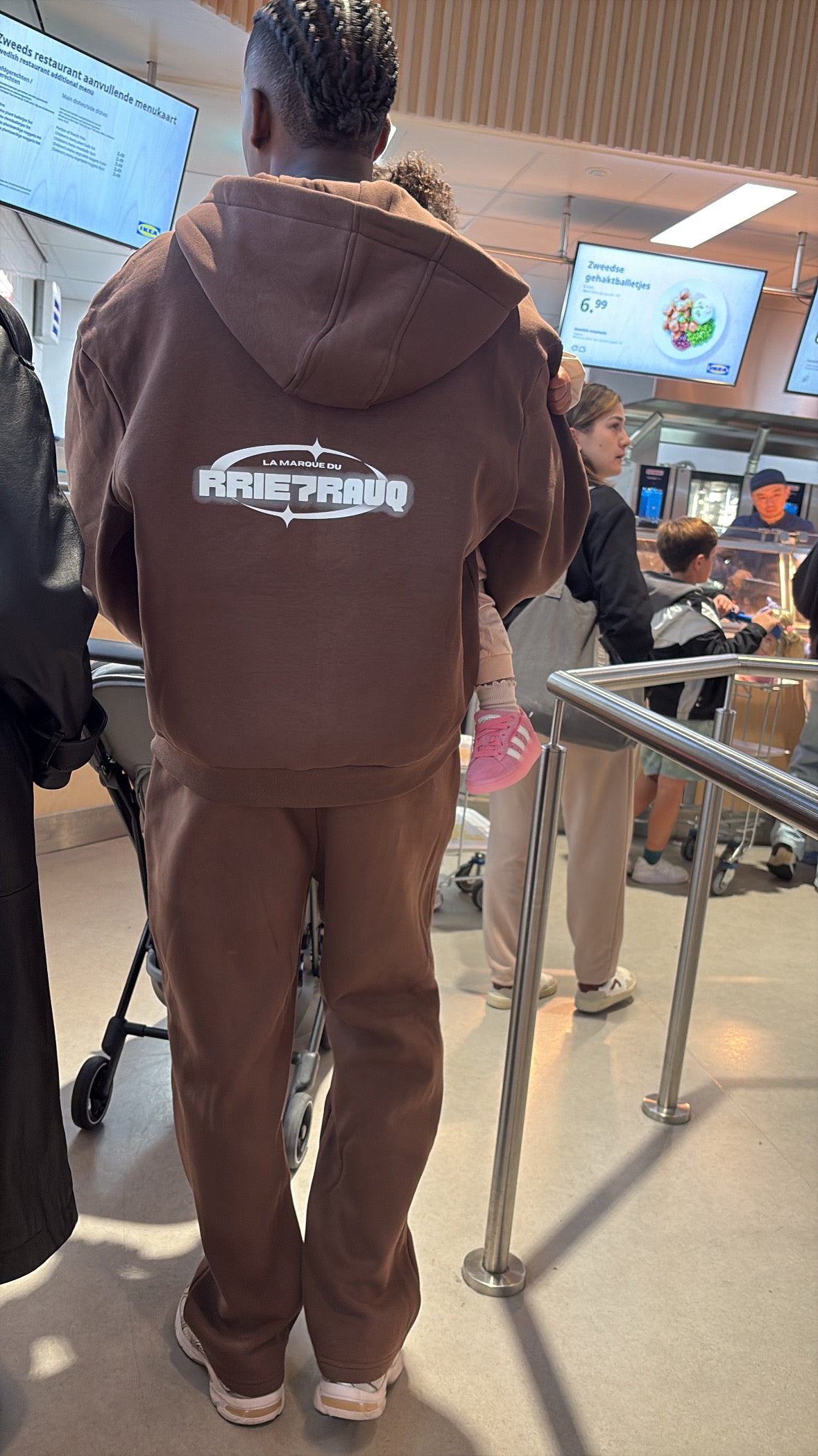RRIE7RAUQ CHOCO BROWN TRACKSUIT
