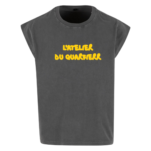L'ATELIER DU QUAR7IERR HAZED EMERALD SLEEVELESS T-SHIRT