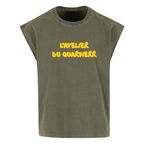 L'ATELIER DU QUAR7IERR HAZED EMERALD SLEEVELESS T-SHIRT