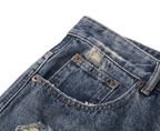 QUAR7IERR STATIC WASH DENIM SHORTS