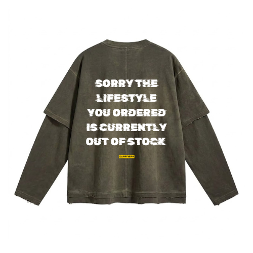 QUAR7IERR OLIVE KHAKI 404 LIFESTYLE LONGSLEEVE
