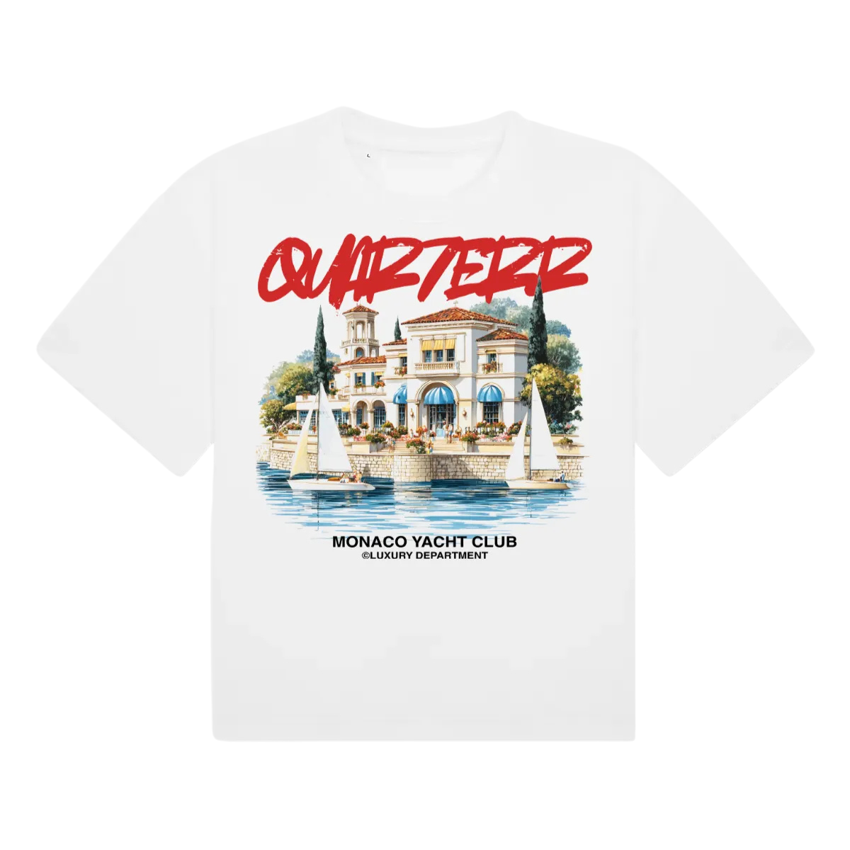 MONACO YACHT CLUB HEAVYWEIGHT BOXY T-SHIRT
