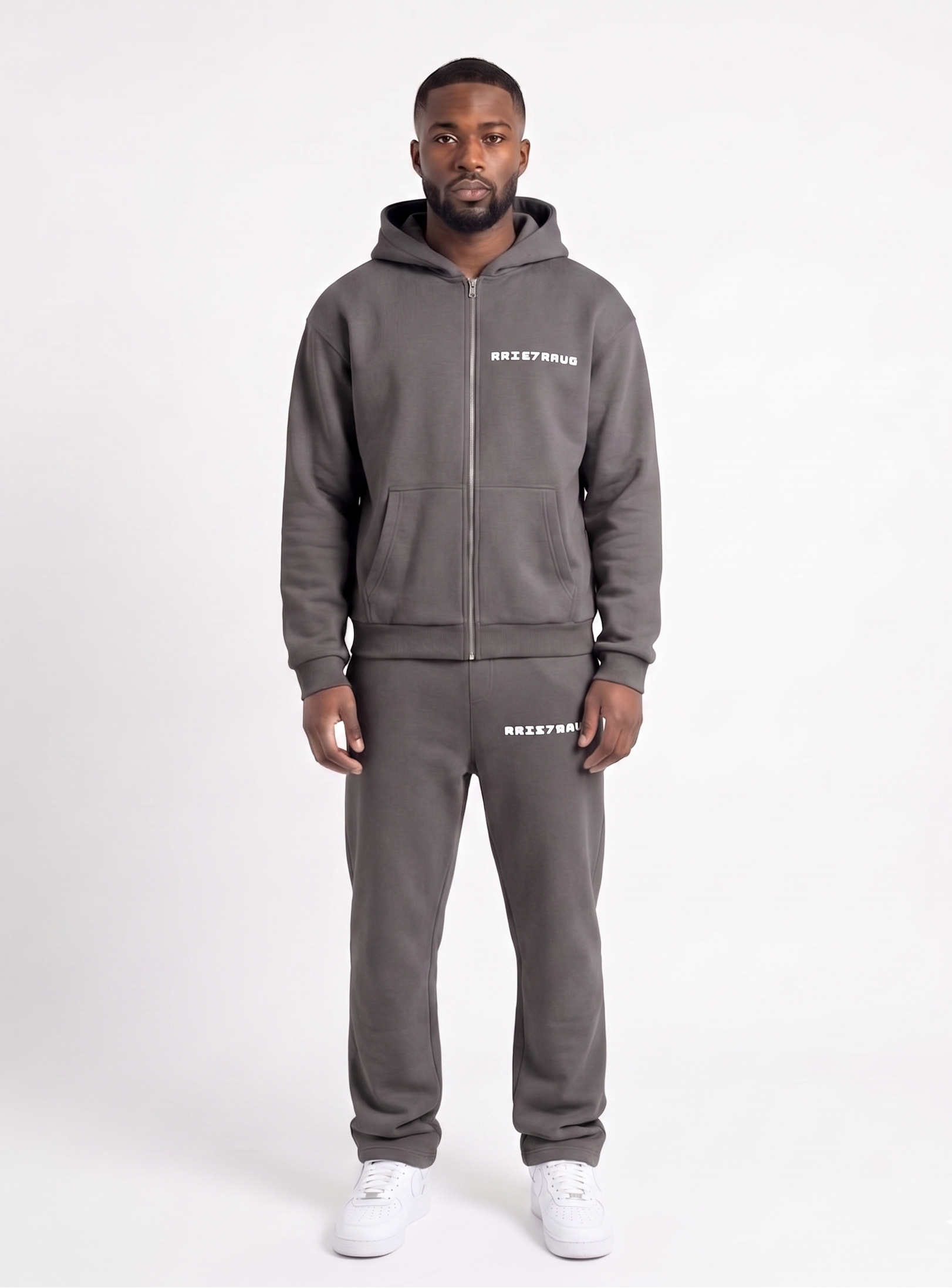 RRIE7RAUQ STONE GREY TRACKSUIT