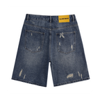 QUAR7IERR STATIC WASH DENIM SHORTS