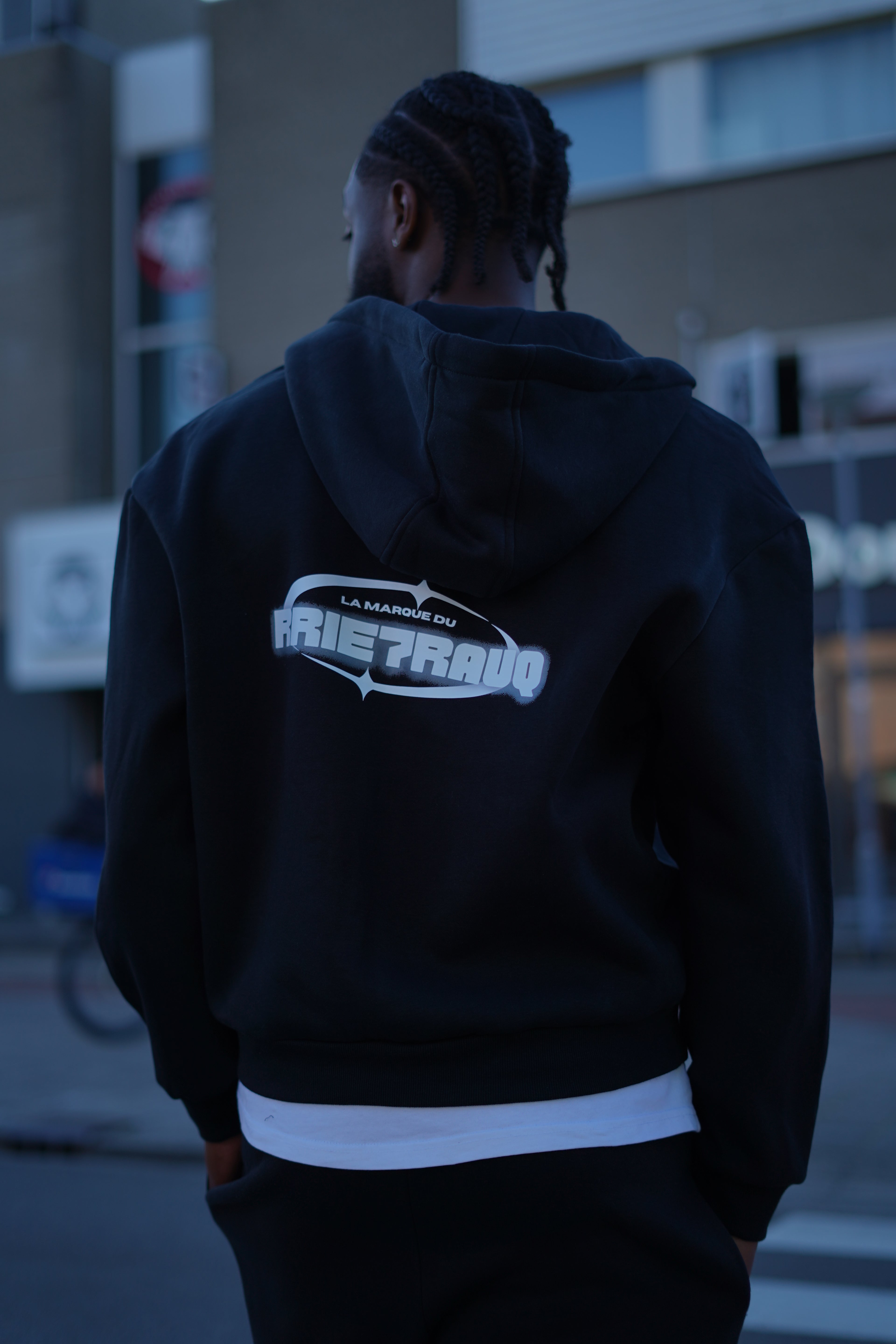 RRIE7RAUQ MIDNIGHT BLACK TRACKSUIT