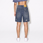 QUAR7IERR STATIC WASH DENIM SHORTS
