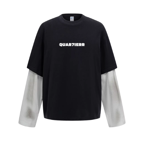 QUAR7IERR LIGHT BLUE DOUBLE LONGSLEEVE