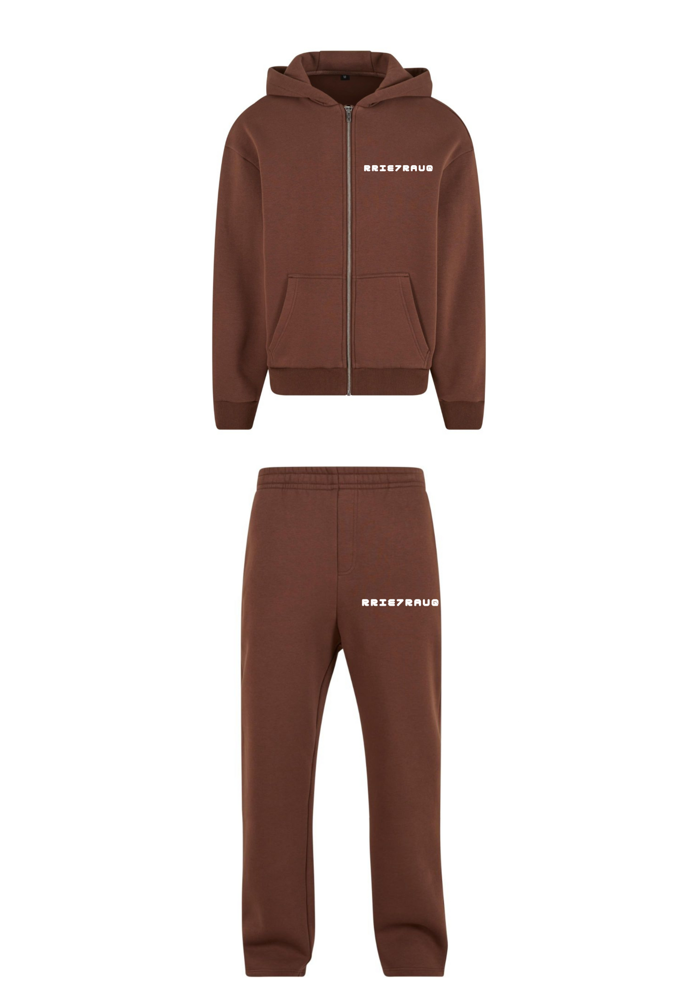 RRIE7RAUQ CHOCO BROWN TRACKSUIT