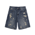 QUAR7IERR STATIC WASH DENIM SHORTS