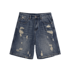 QUAR7IERR STATIC WASH DENIM SHORTS