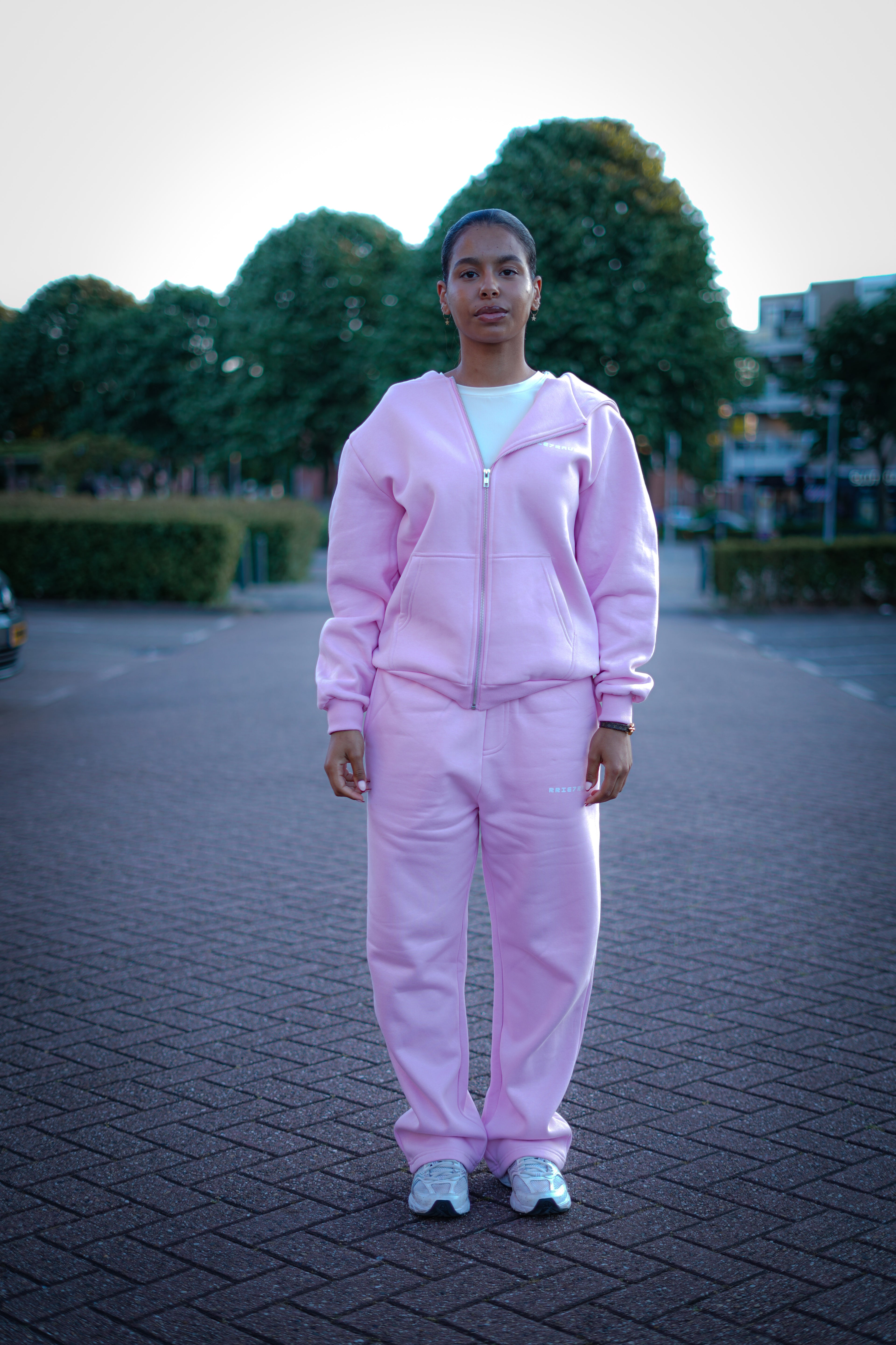 RRIE7RAUQ BABY PINK TRACKSUIT