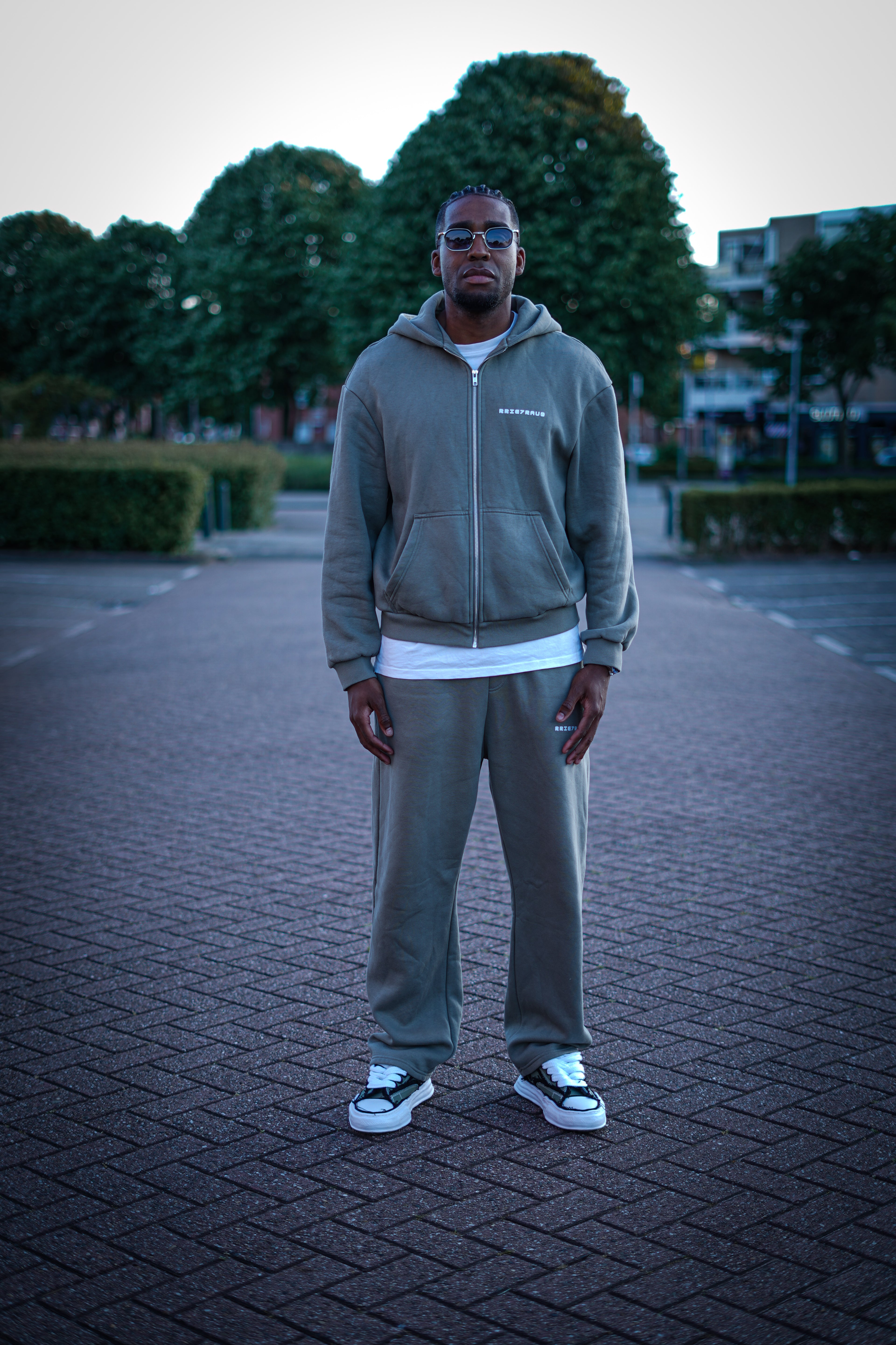 RRIE7RAUQ OLIVE GREEN TRACKSUIT